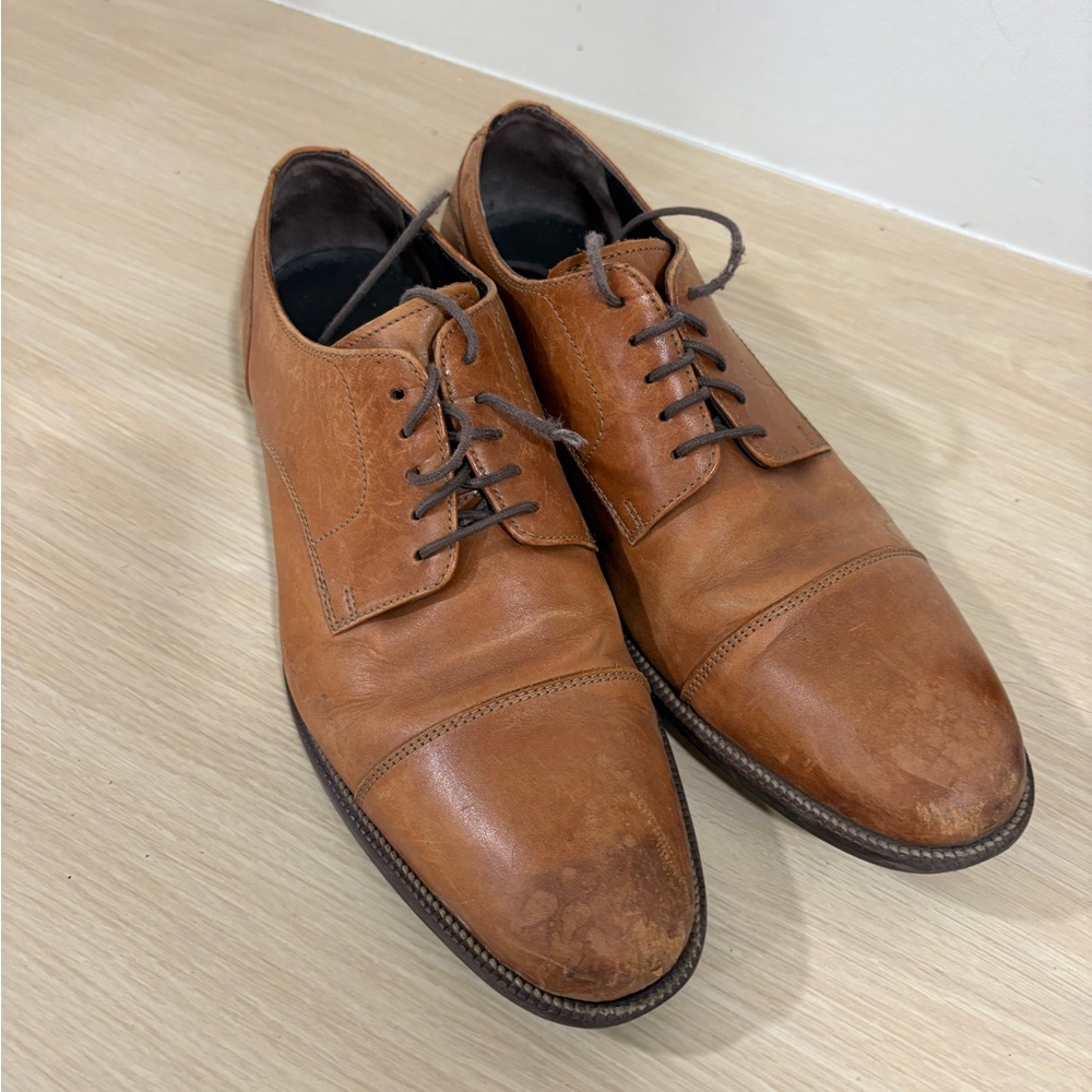 Cole Haan Brown Leather Oxfords